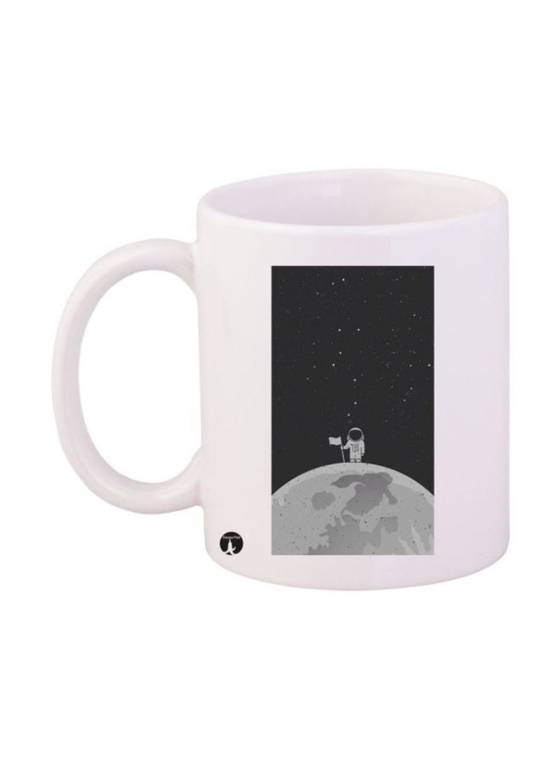 RKN Space Printed Mug White/Black/Grey Standard Size