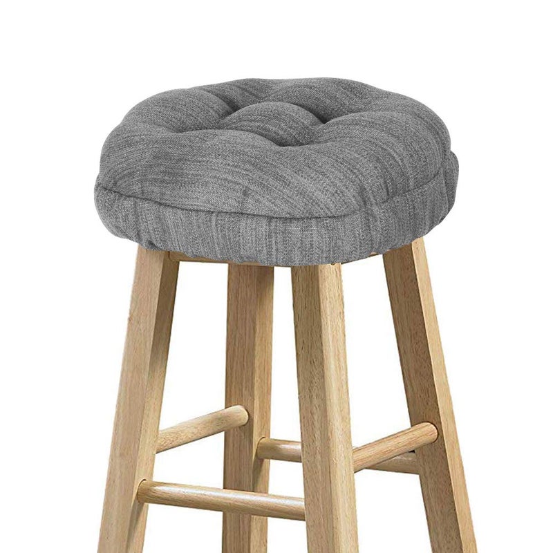 BAIBU baibu Stool Covers Round Super Soft Round Bar Stool Cushion Covers Seat Cushion  One Cushion OnlyGrey12 30 cm 