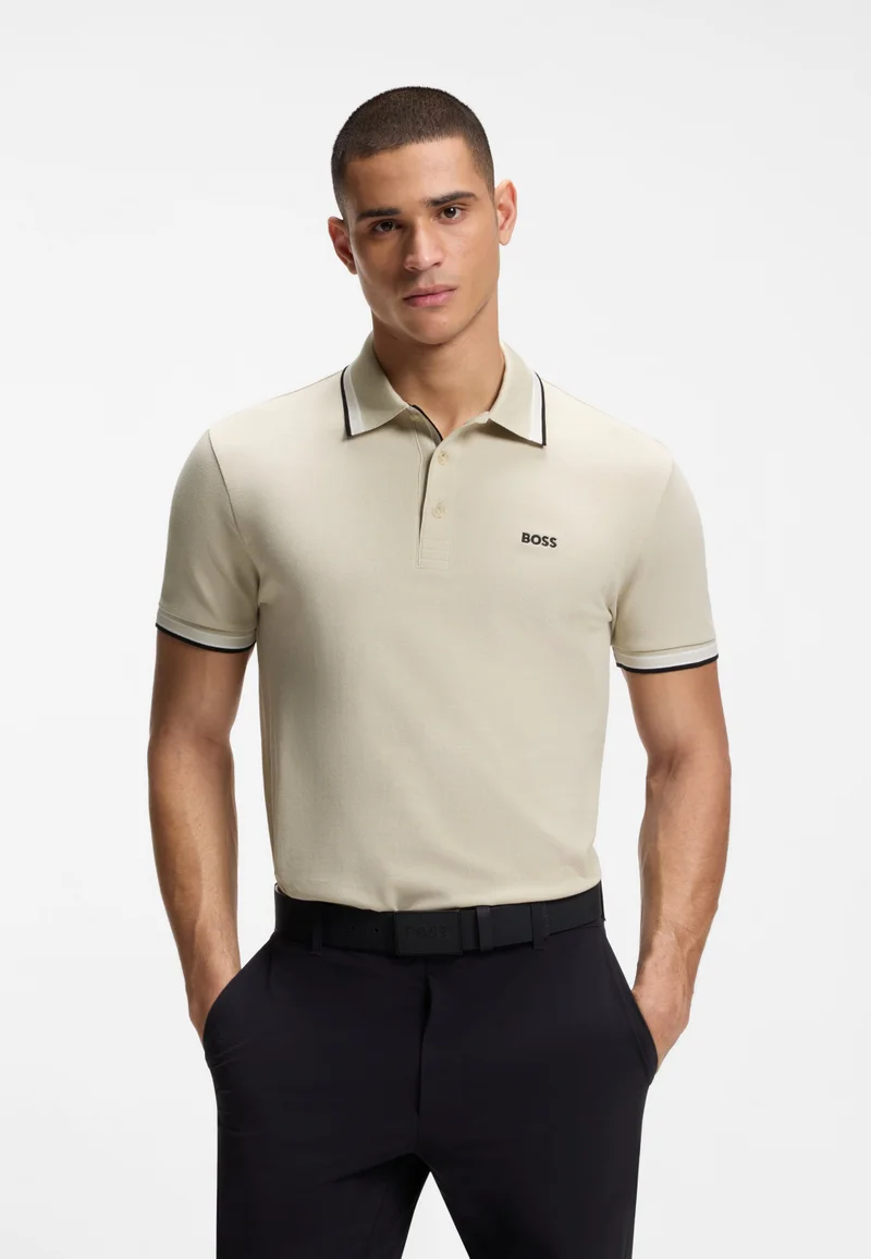 بوس Paddy polo shirt in cotton piqué
