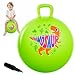 ZOOJOY Hopper Ball for Kids Aged 38 18In Bouncy Balls with Handle Green Dinosaur Hoppity Hop Ball with Pump Indoor Outdoor Easter Basket Stuffers Hopping Toys for Boys Girls 3 4 5 6 Gifts - Image 2