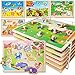 SYNARRY Wooden Puzzles for Toddlers 13 6XSET Animals Puzzles for Toddlers 24 with Rack Toddler Puzzles Ages 24 Kids Learning Educational Montessori Toys Easter Basket Stuffers for Boys Girls - Image 3