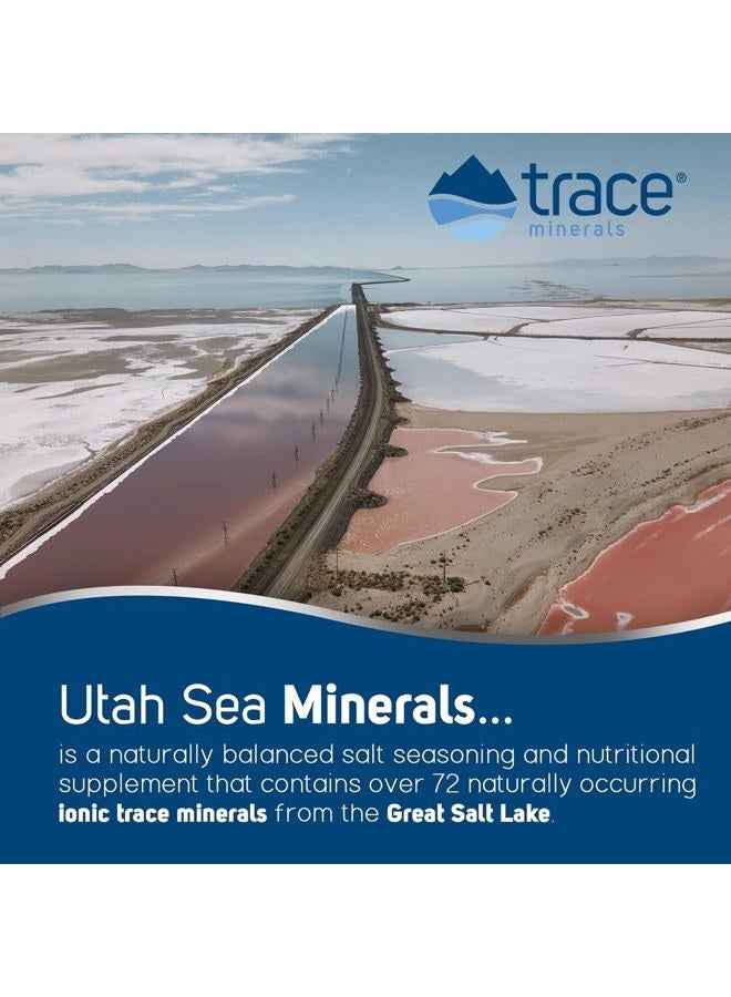 Trace Minerals Utah Sea Minerals - Liquid Nutritional Supplement with Sea Minerals - Energy Supplement with Ionic Trace Minerals, Magnesium & More - Supports Heart Health - 16 fl oz (48 Servings) - Image 4