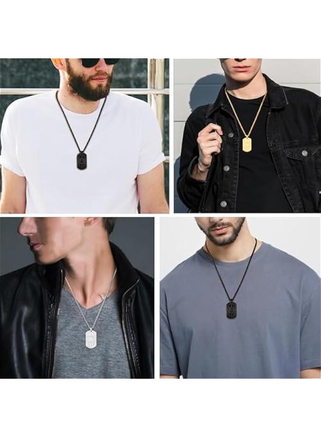 Graduation Gifts-Football Initial Necklace for Men Boys Kids Teen Dog Tag Stainless Steel Sliver/Black/Gold Letter Pendant Sport Football Athletes Jewelry Graduation Gifts for Him Kids Boys Men Teens Boyfriend Husband Dad  - Image 2