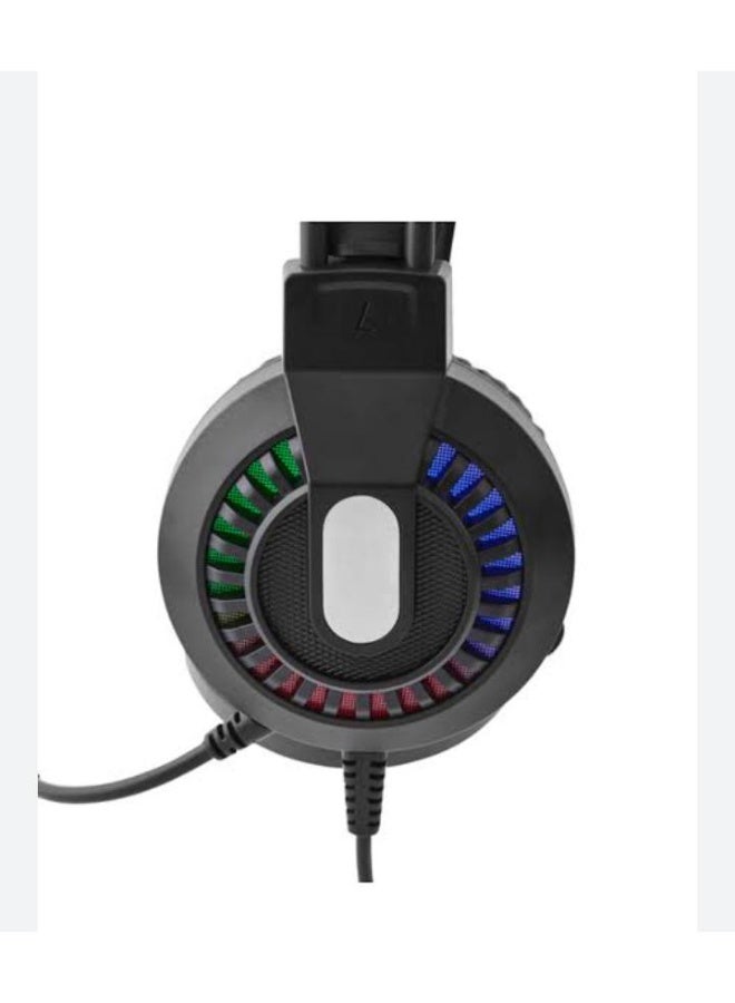 Power Zone PZ-3000 Wired Gaming Headphones – RGB LED, USB + 3.5mm, Hi-Res Sound - Image 2