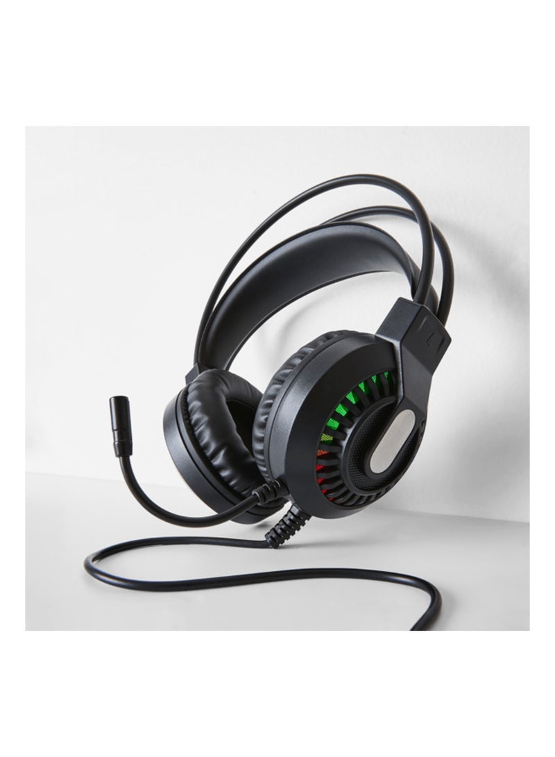 Power Zone PZ-3000 Wired Gaming Headphones – RGB LED, USB + 3.5mm, Hi-Res Sound - Image 3
