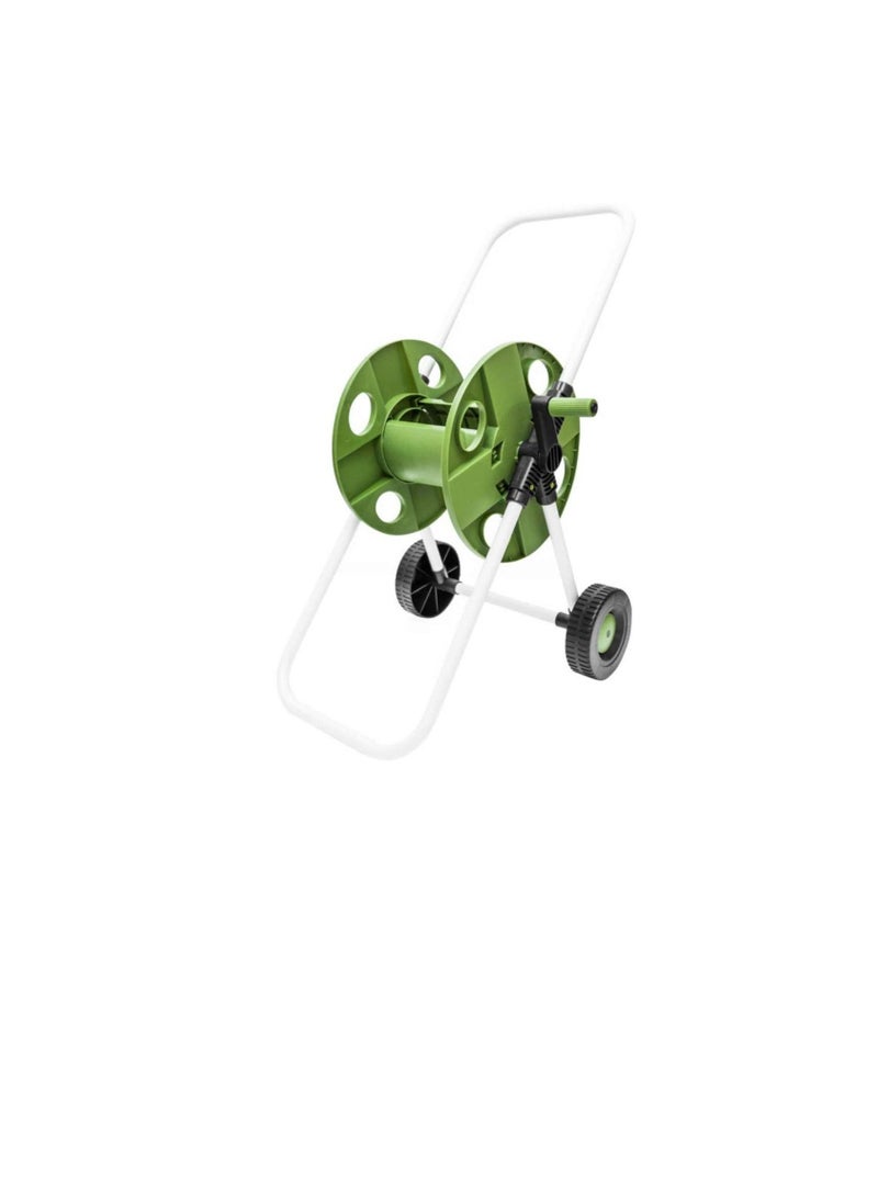 Beorol 45m Garden Hose Cart, Portable Garden Water Pipe Hose Reel Cart, Garden Watering Hose Storage Rack For Garden Farm GMC45, Green - Image 2