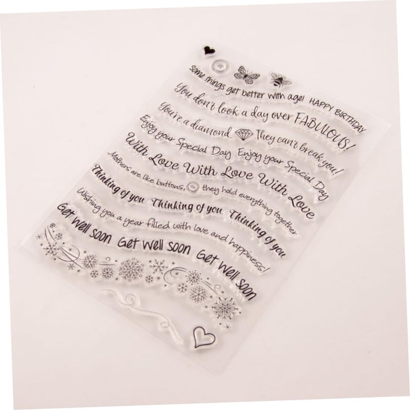 Transparent Reusable Stamps for Scrapbooking Photo Album Crafting Precision Placement - Image 4
