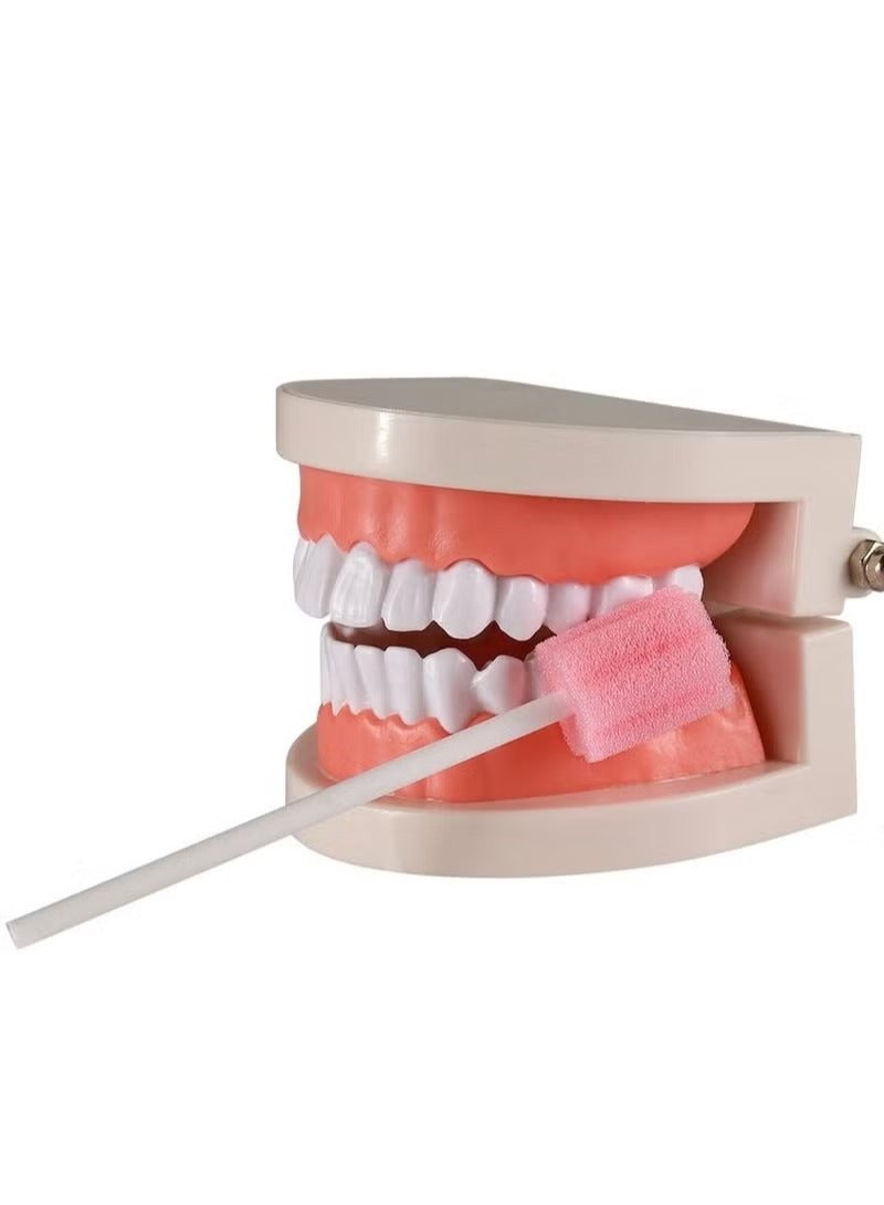 Generic 100PCS Disposable Mouth Swabs Sponge Unflavored Sterile Oral Dental Swabsticks for Cleaning  - Image 4