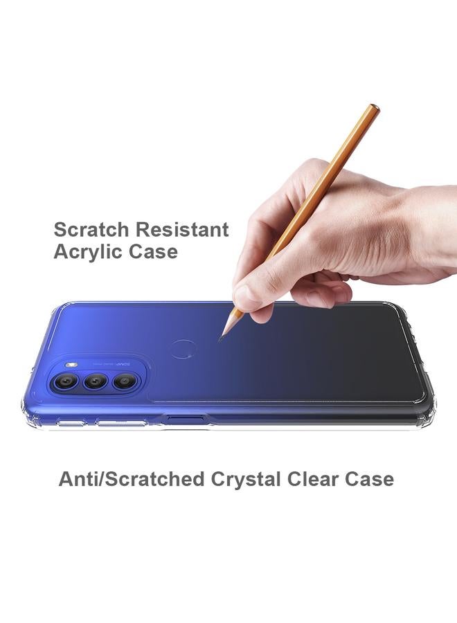 إيروريكس جراب لهاتف Motorola Moto G51 5G مصنوع من مادة TPU المقاومة للصدمات والخدش + جراب أكريليك - Image 4