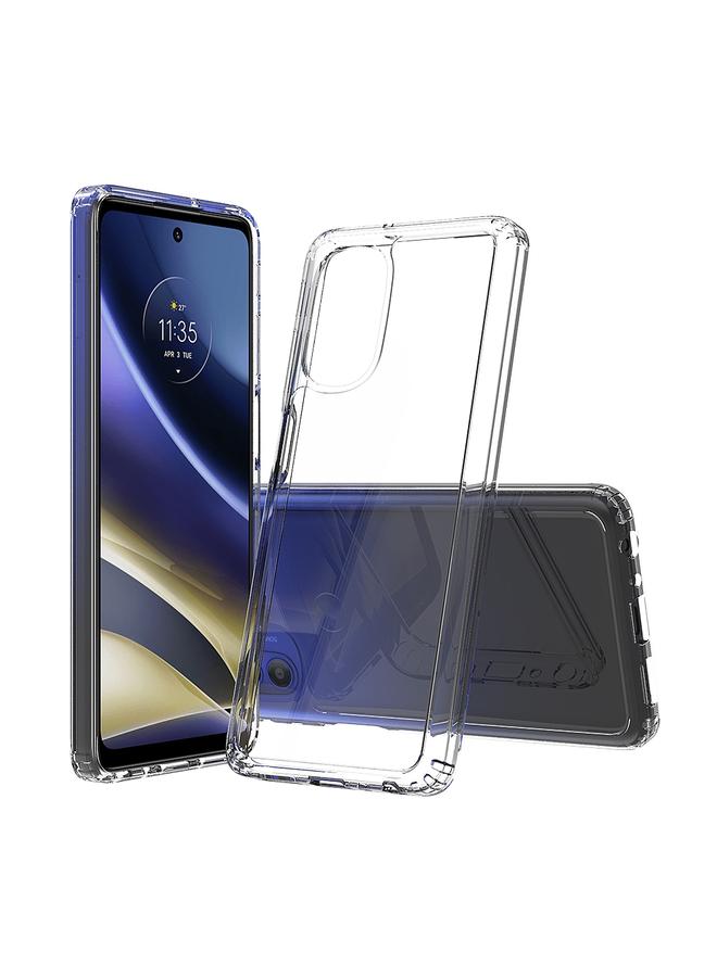 إيروريكس جراب لهاتف Motorola Moto G51 5G مصنوع من مادة TPU المقاومة للصدمات والخدش + جراب أكريليك - Image 1