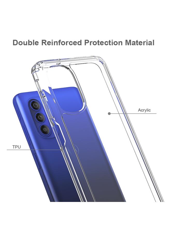 إيروريكس جراب لهاتف Motorola Moto G51 5G مصنوع من مادة TPU المقاومة للصدمات والخدش + جراب أكريليك - Image 5