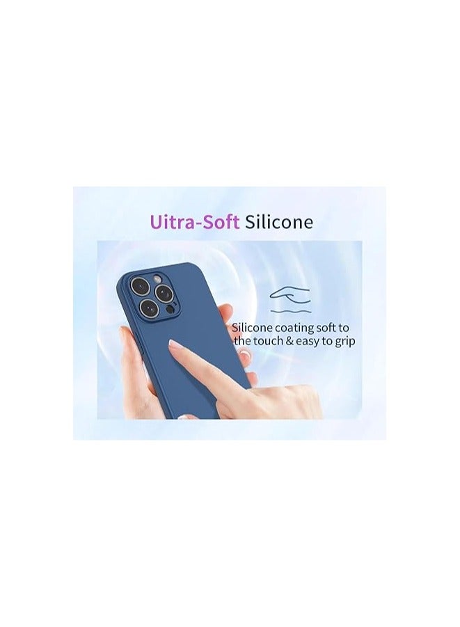 Compatible with Motorola G85 5G Case Liquid Silicone, Soft Smooth Touch Moto G85 Phone Case Silicone Shockproof Thin Cover - Image 4