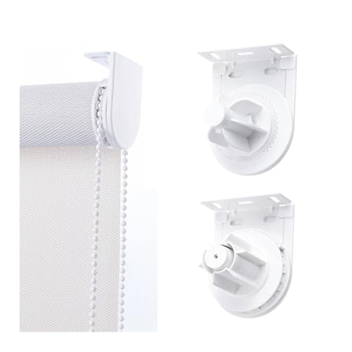 BOLAIEN 38mm Roller Blind Clutch Replacement Parts Bracket Blind, Roller Shade Cltuch with Metal Brackets & Bead Chain Shade Hardware Accessories (White) - Image 1