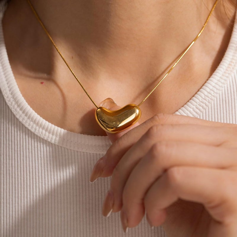 MONOZO pendant chain for women girls Love anti tarnish stainless steel Necklace stylish Neck Chain | Modern Design | Birthday Anniversary gift Valentine Accessories - Image 4