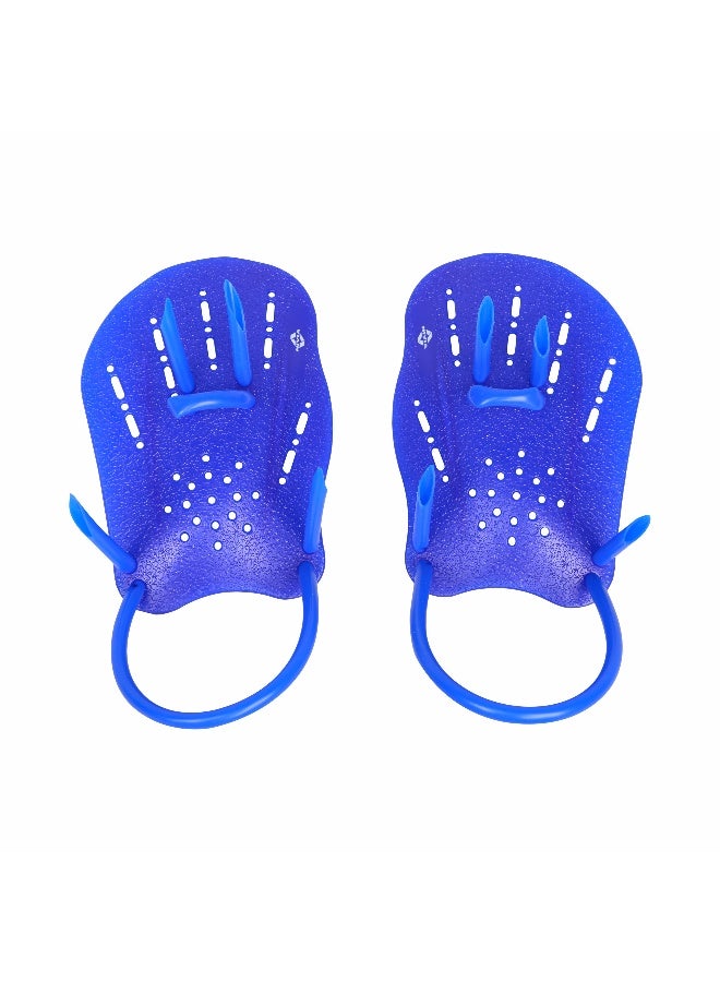 Nivia Padel Pro Swimming Hand Paddles For Adults | Adjustable Silicone Straps For Secure Fit | Improves Stroke Strength & Technique - Image 1