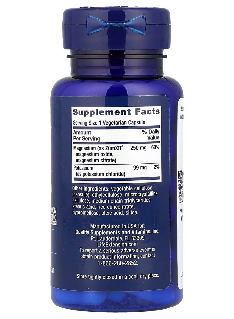 لايف إكستنشن Life Extension، بوتاسيوم مع مغنيسيوم ممتد المفعول، 60 كبسولة نباتية - Image 2