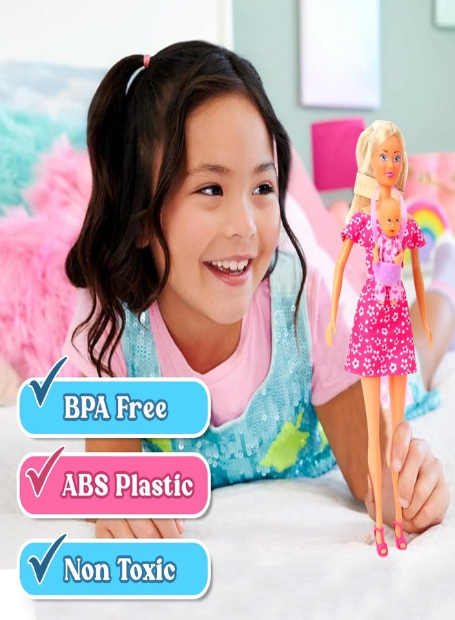 Wembley Steffi Love Babysitter| Pretend Play Set for Girls| Doll Set with Babysitter & Two Babies| Dolls with 15+ Accessories & Baby Carriers| Ideal for Girls Age 3+ - Image 3