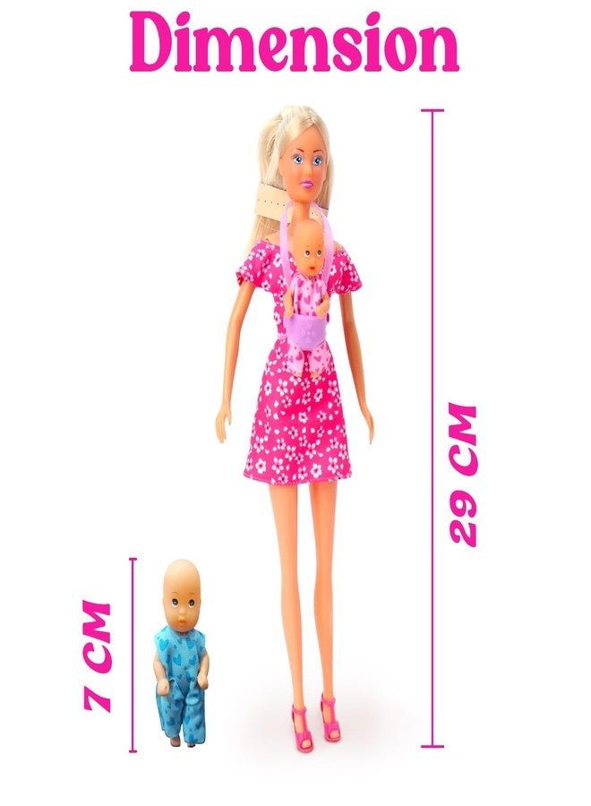 Wembley Steffi Love Babysitter| Pretend Play Set for Girls| Doll Set with Babysitter & Two Babies| Dolls with 15+ Accessories & Baby Carriers| Ideal for Girls Age 3+ - Image 2