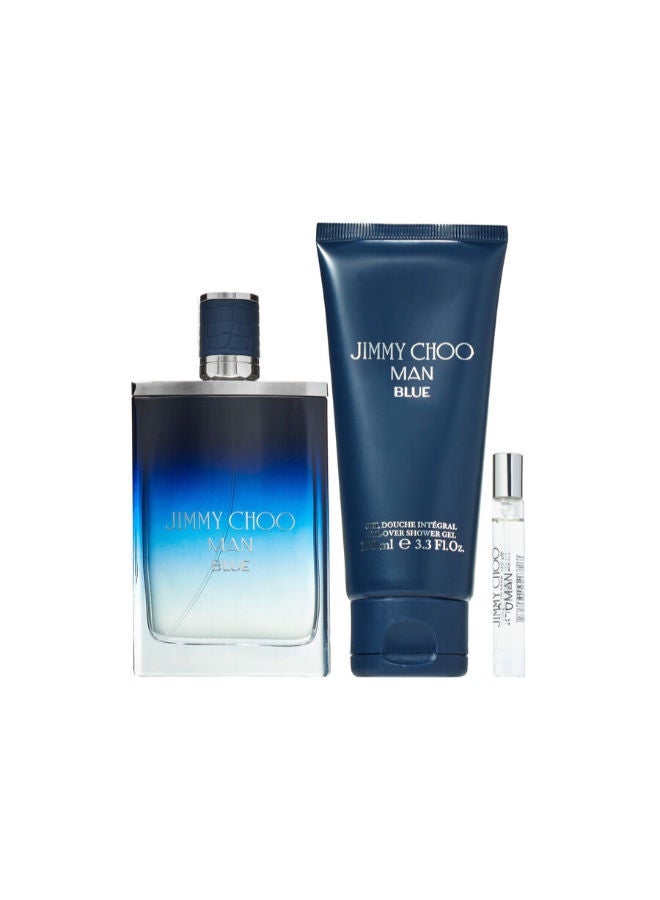Jimmy Choo SET JIMMY CHOO FOR MEN BLUE EDT 100ML + EDT 7.5 ML + SH.GEL 100ML - Image 1