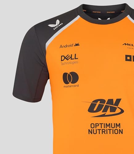 Castore McLaren F1 2025 Men's Team T-Shirt (Autumn Glory, S) - Image 5