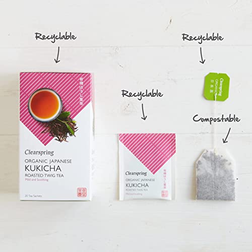 CLEARSPRING Japanese Kukicha Tea, 20 CT - Image 3