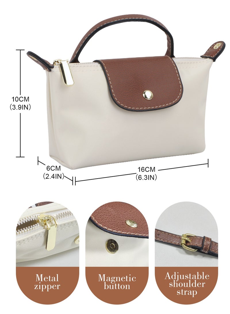 URbazaar Stylish  Leather Purse Strap Replacement for Crossbody or Shoulder Wear, Mini Makeup Bag, Handbag, Shoulder Bag, Handheld Small Bag - Image 2