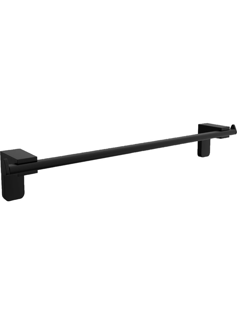 Black Lux 2-Piece Bathroom Set Long Towel Holder Bathrobe Hanger - pzsku/Z29BF29B38832420AAA51Z/45/_/1725724089/be443057-7ba2-4f51-8582-5fa57b2a539c