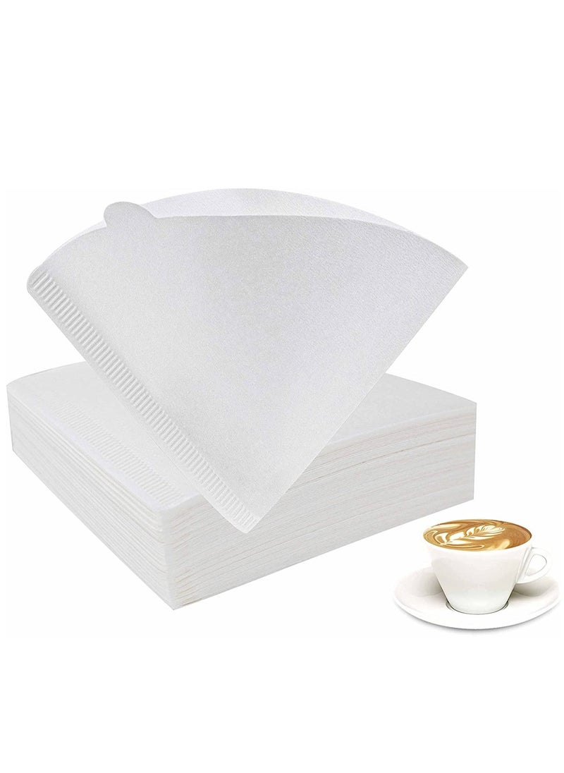 Furtey Coffee Filter 100 pcs Coffee Filter Paper V60 Unbleached Disposable Coffee Filters Paper for Pour Over and Drip Coffee Maker (2-4 Cups)  - Image 1