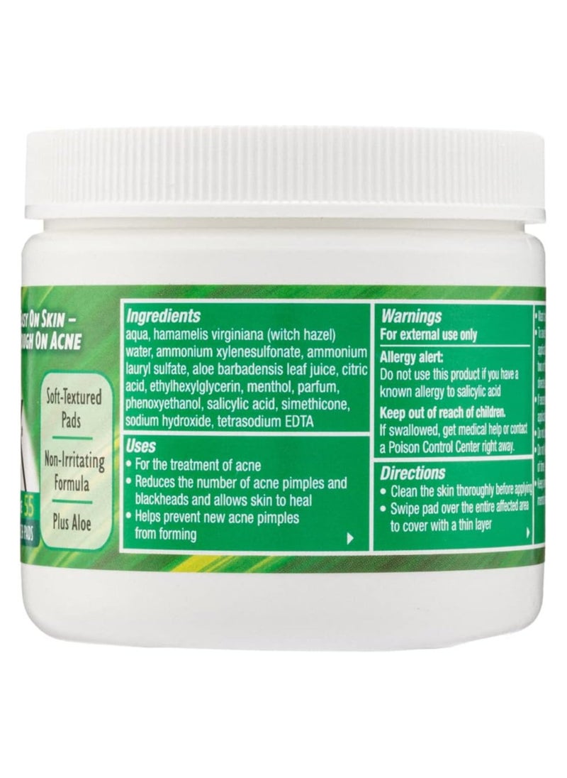 Stridex - Stridex Daily Acne Care Pads with Aloe Vera - Sensitive Skin - 55 Count - Image 1