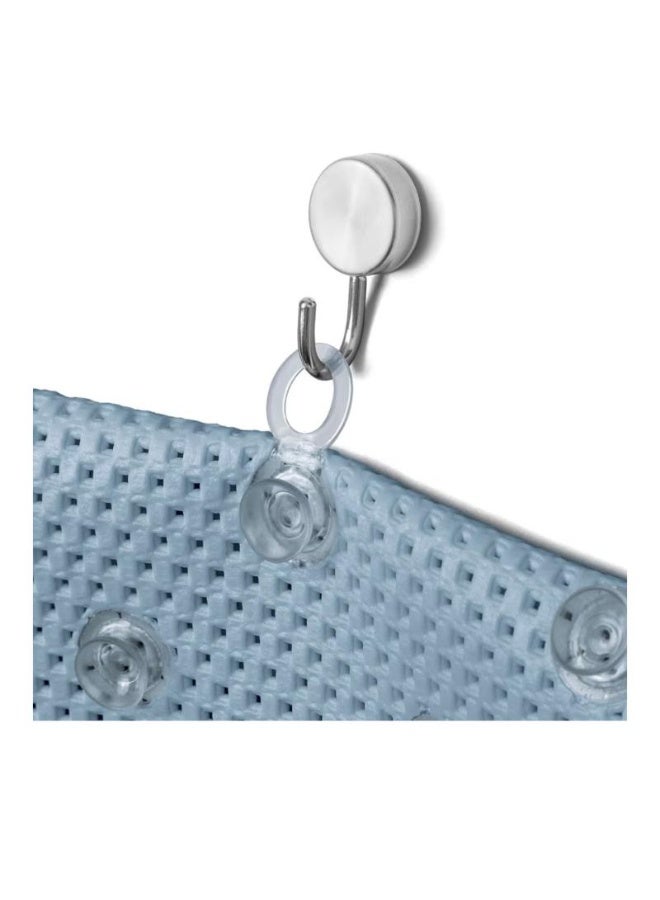 ريان سجادة حمام مضادة للانزلاق من راين – 45×91 سم، لون أزرق، مريحة وآمنة للاستخدام اليومي. - Image 5