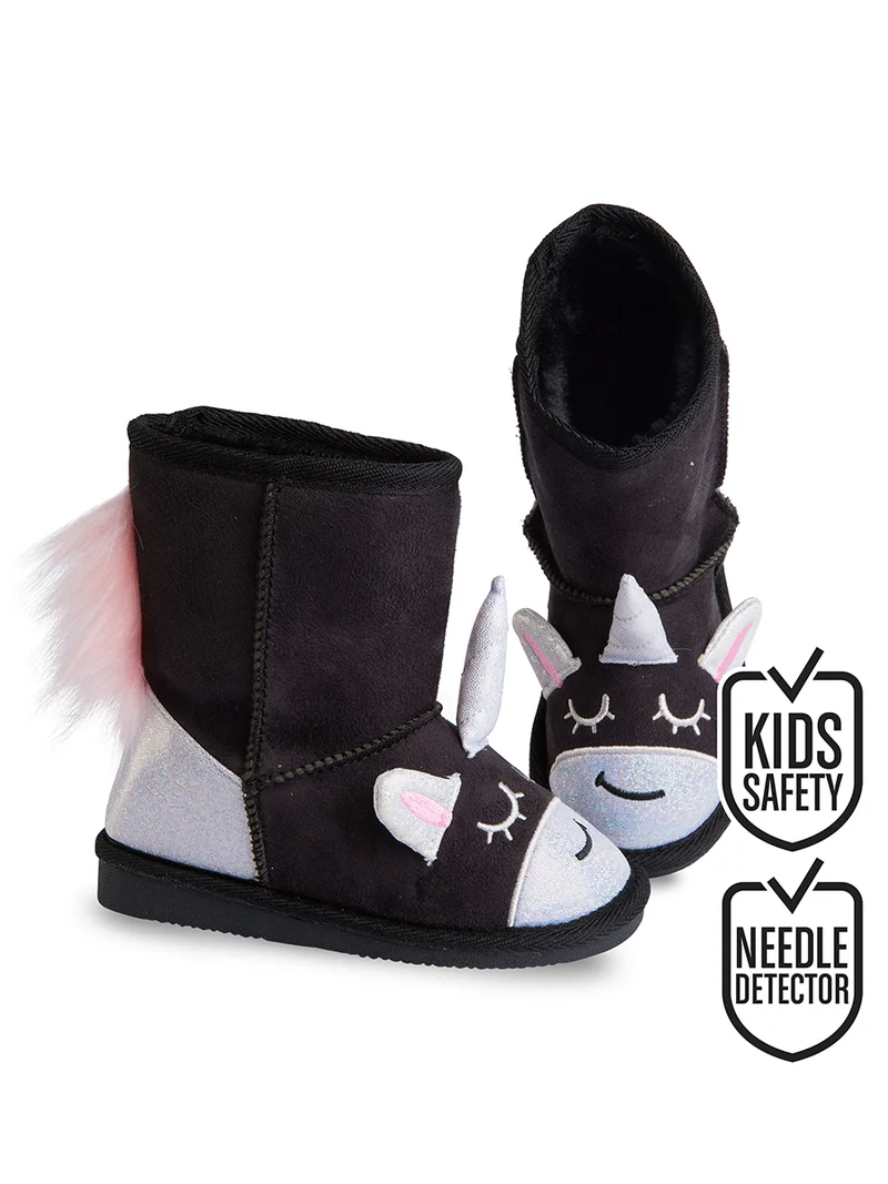 دينوكيدس بوت بناتي يونيكورن أسود