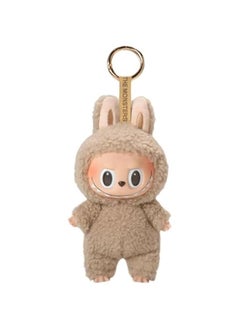 Labubu Plush Doll Backpack Keychain Hanging Decor Keyring Gift Stress-Relief Accessory