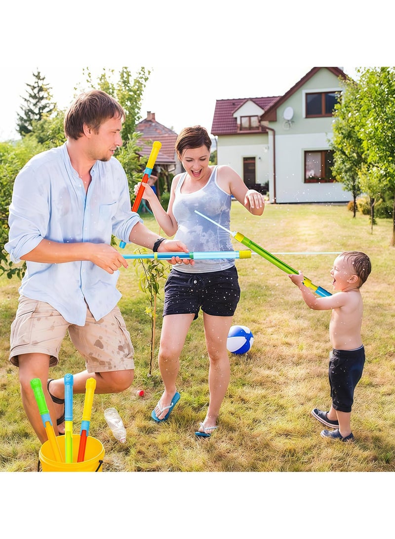 KOWVOWZ 6 PCS Soaker Water Guns, Guns Water Blaster, Water Squirt Guns, Shooter Noodles Pump, Summer Pool Toys for Swimming Beach Outdoor Summer Activity - Image 4