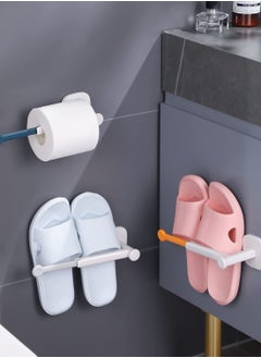 Y&D Large Multi-Function Hook, Paper Towel Holder Wall Mount, Adhesive Utility Hooks, Stick in Bathroom  - Image 3