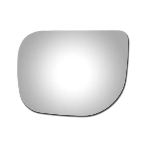 WLLW Mirror Glass for 2004-2008 Nissan Titan 2005-2009 Armada 2004 Pathfinder Armada Driver Side Only Left Flat Replacement Glass with Adhesive - Image 2