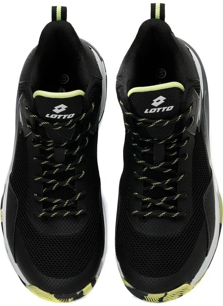 LOTTO Superior 3Pr Black Green Men's Basketball Shoes