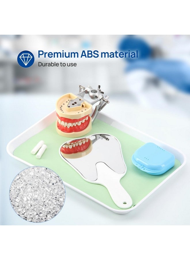 JMU Tooth Shaped Mirror Dental Handheld Mirror For Dental Clinic Salon Makeup Home Pink - Image 2