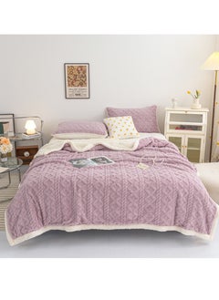 Sharpdo Coral Flannel Thickened Lambswool Blanket Sofa Blanket 180*200CM  - Image 2