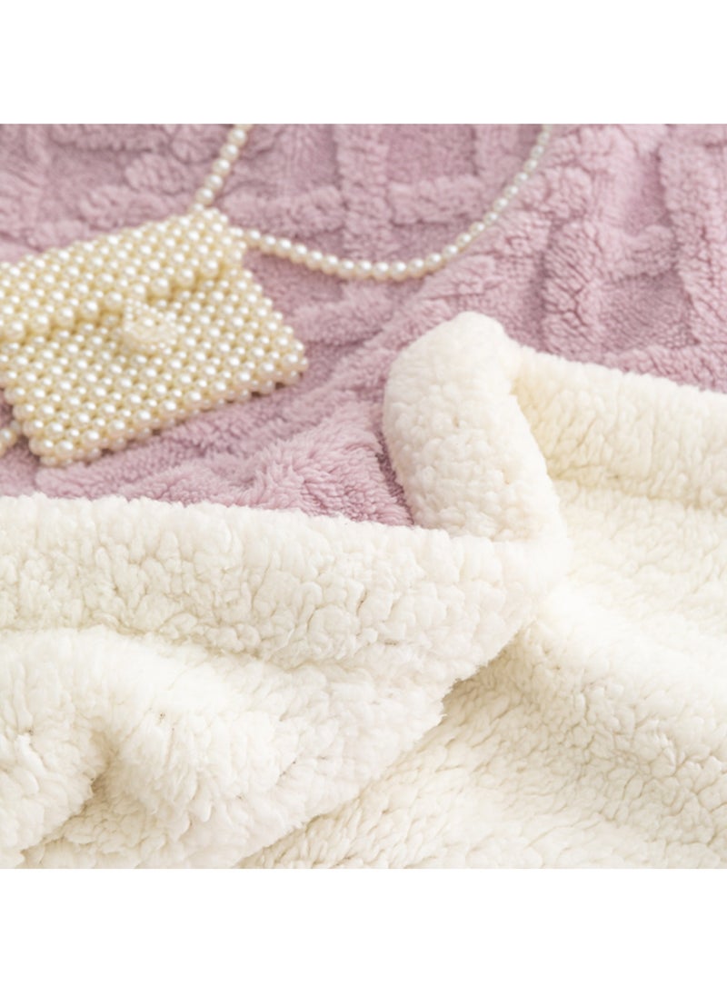 Sharpdo - Coral Flannel Thickened Lambswool Blanket Sofa Blanket 180*200CM - Image 1