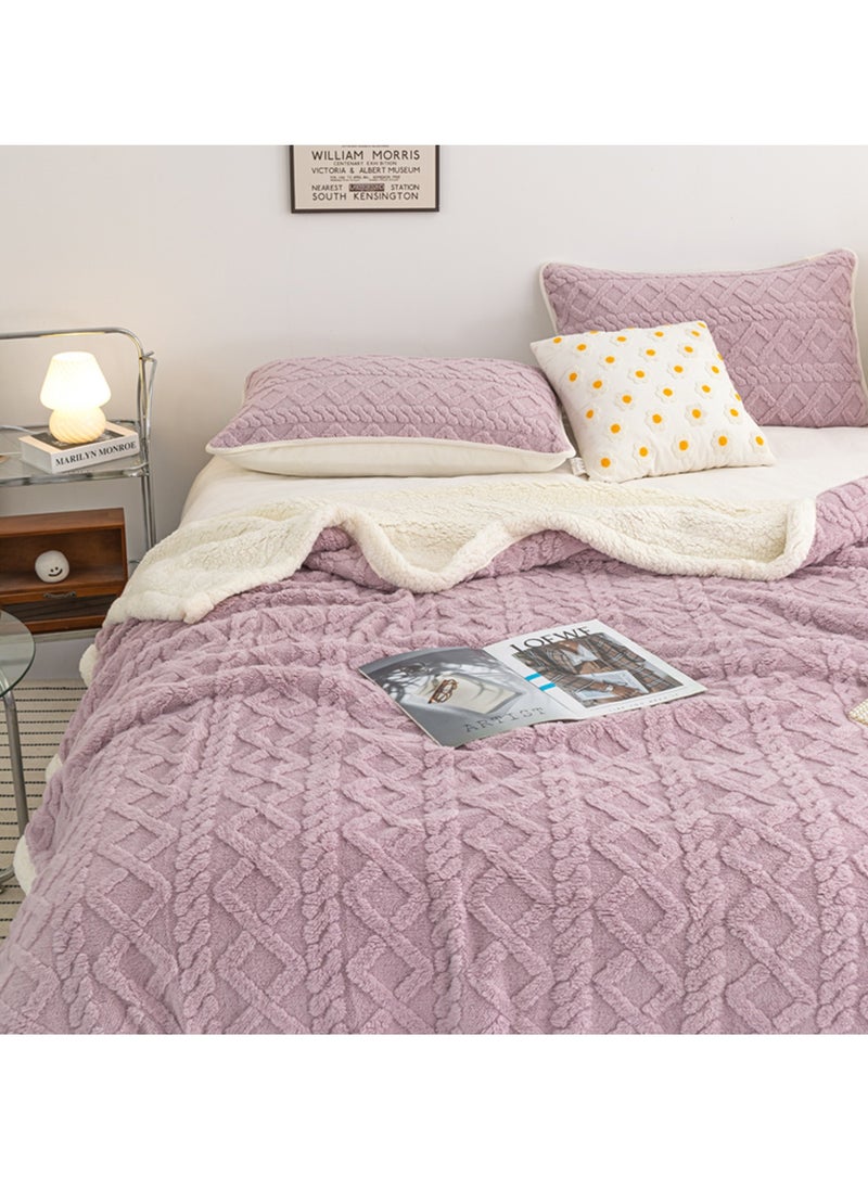 Sharpdo - Coral Flannel Thickened Lambswool Blanket Sofa Blanket 180*200CM - Image 1