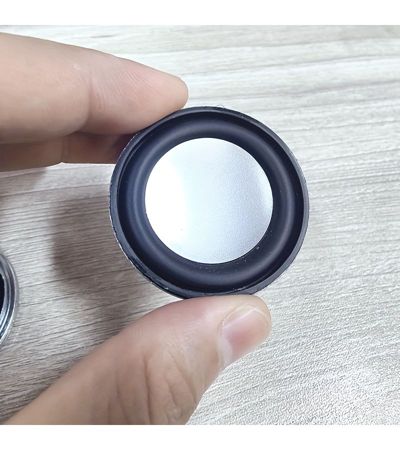 2pcs 4Cm 4Ohm 3W Portable Speaker Replacement Full Range Bass Internal Loudspeaker Silvery - Image 4