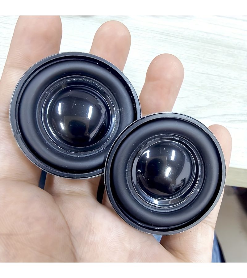 2pcs 4Cm 4Ohm 3W Portable Speaker Replacement Full Range Bass Internal Loudspeaker Silvery - Image 5
