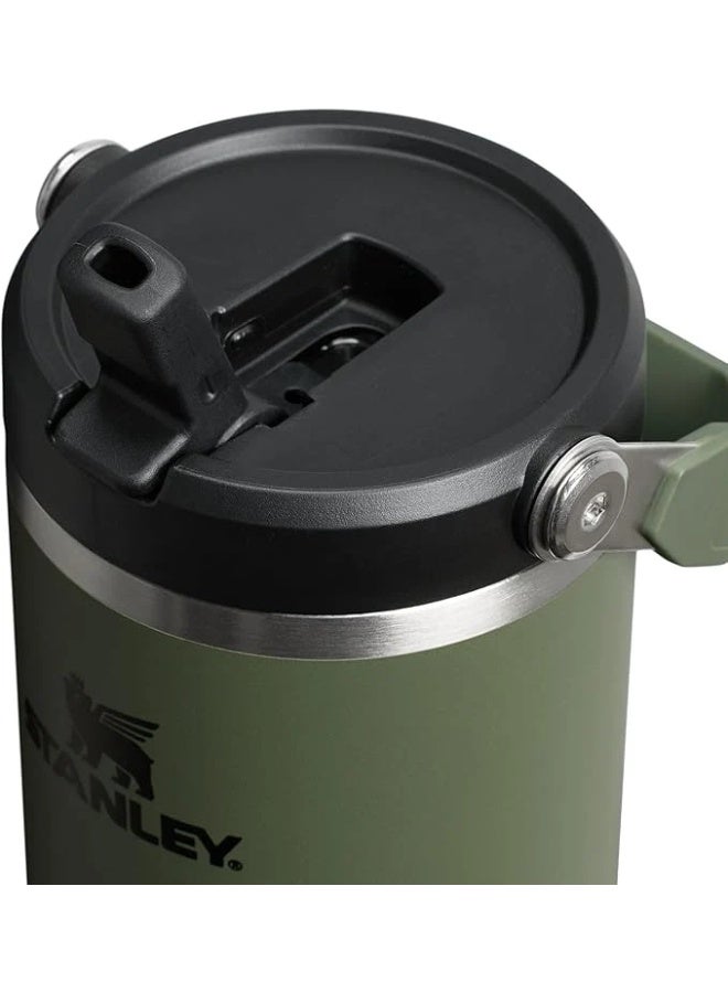 ستانلي كوب ستانلي 30 أونصة من الفولاذ المقاوم للصدأ - كوب سفر معزول بتفريغ الهواء مزدوج الجدار مع ماصة وغطاء قلاب مقاوم للتسرب، زجاجة مياه قابلة لإعادة الاستخدام للمنزل والمكتب والسيارة - يحافظ على المشروبات باردة لمدة تصل إلى 12 ساعة - Image 3