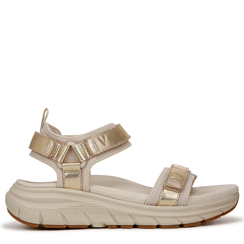 VIONIC, Women's, Walk Max Wanderer, Gold Leather, 5, Wide - Image 3