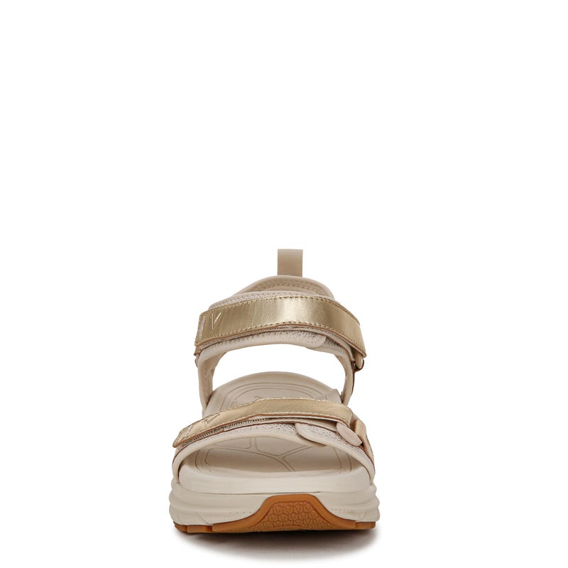 VIONIC, Women's, Walk Max Wanderer, Gold Leather, 5, Wide - Image 4