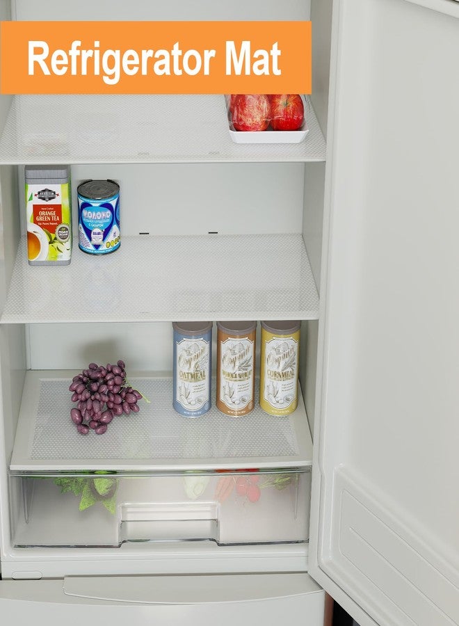 FLPMIX Clear Shelf Liner for Kitchen Cabinets 17.7" Wide, Translucent Easy to Cut Drawer Mat, (17.7" x 98"), Waterproof Pantry Cabinet Liner - Image 4
