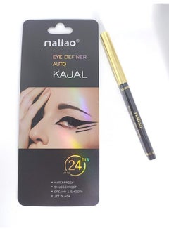 maliao Waterproof Jet Black Kajal 0.35 G Matte Finish  - Image 2