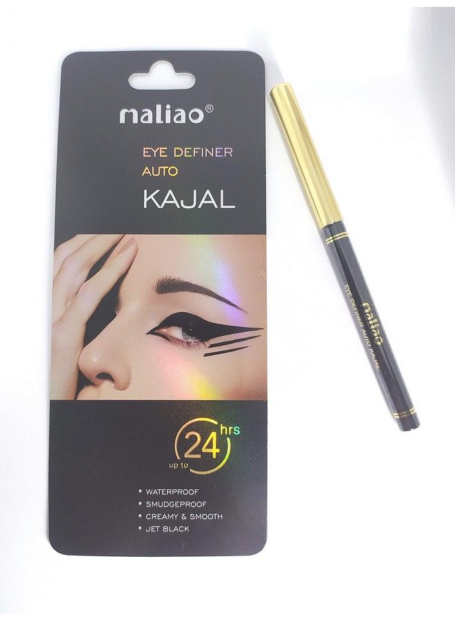 maliao Waterproof Jet Black Kajal 0.35 G Matte Finish - Image 2
