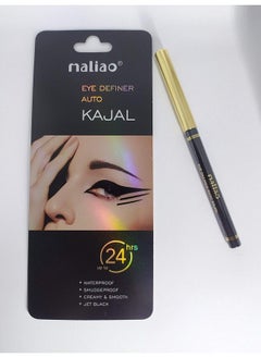 maliao Waterproof Jet Black Kajal 0.35 G Matte Finish  - Image 5