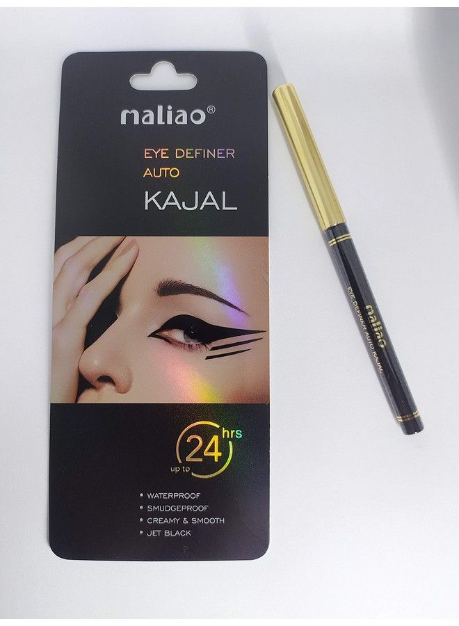 maliao Waterproof Jet Black Kajal 0.35 G Matte Finish - Image 5
